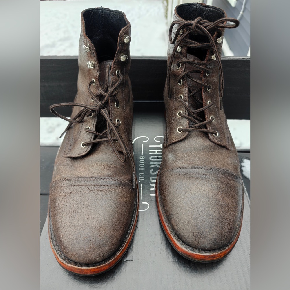 Thursday Men's Brown Leather Boots Size 13